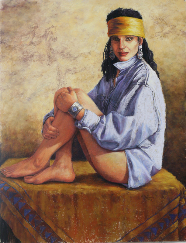 Figurative painting by Mally DeSomma