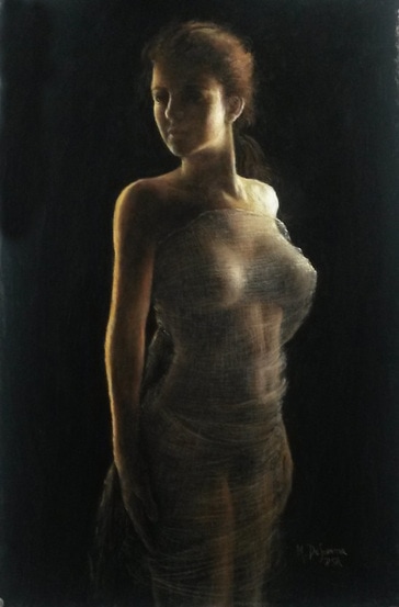 Figure painting by Mally DeSomma